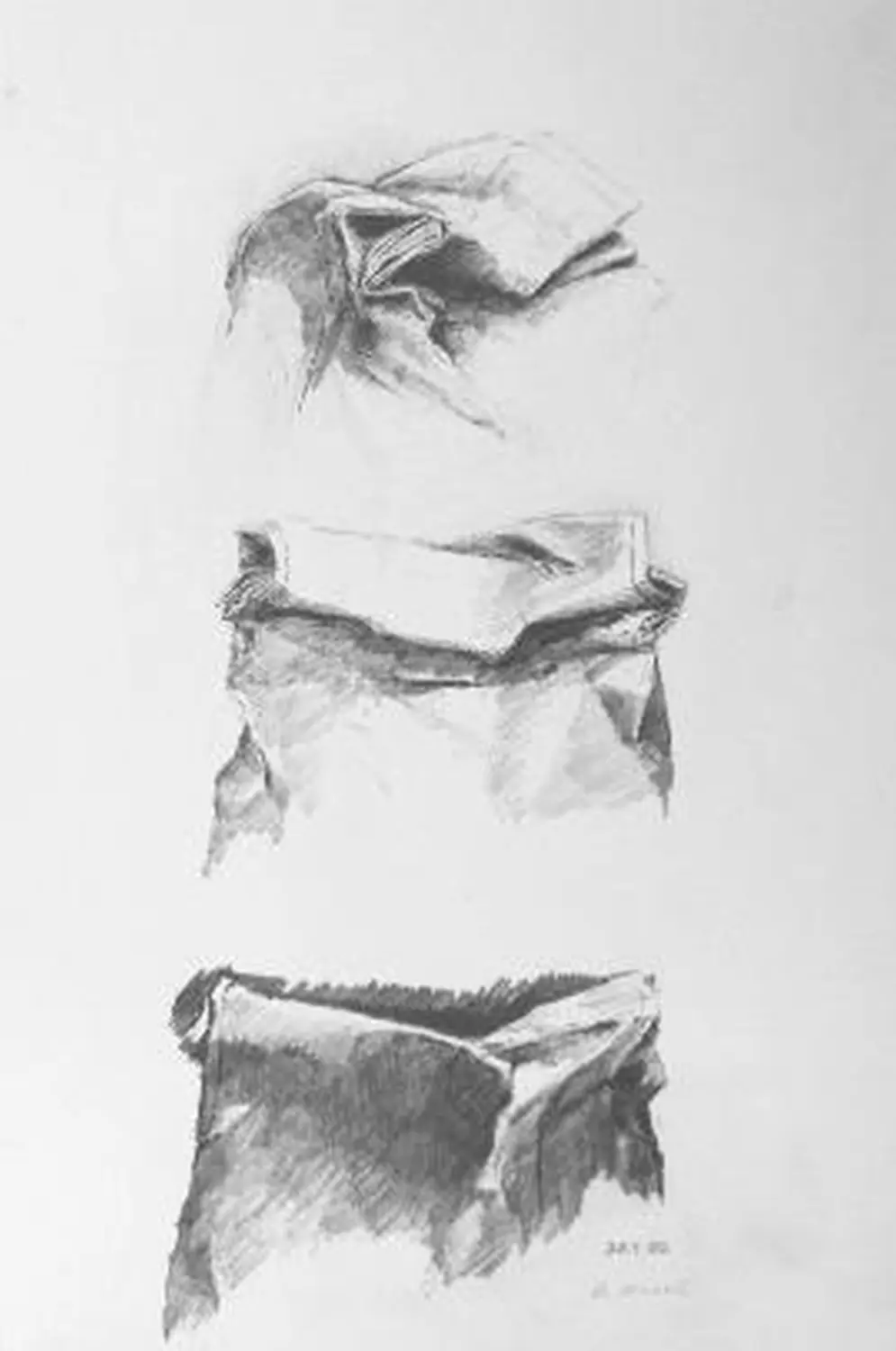 ´Tüte´ (Bernried) Bleistiftzeichnung