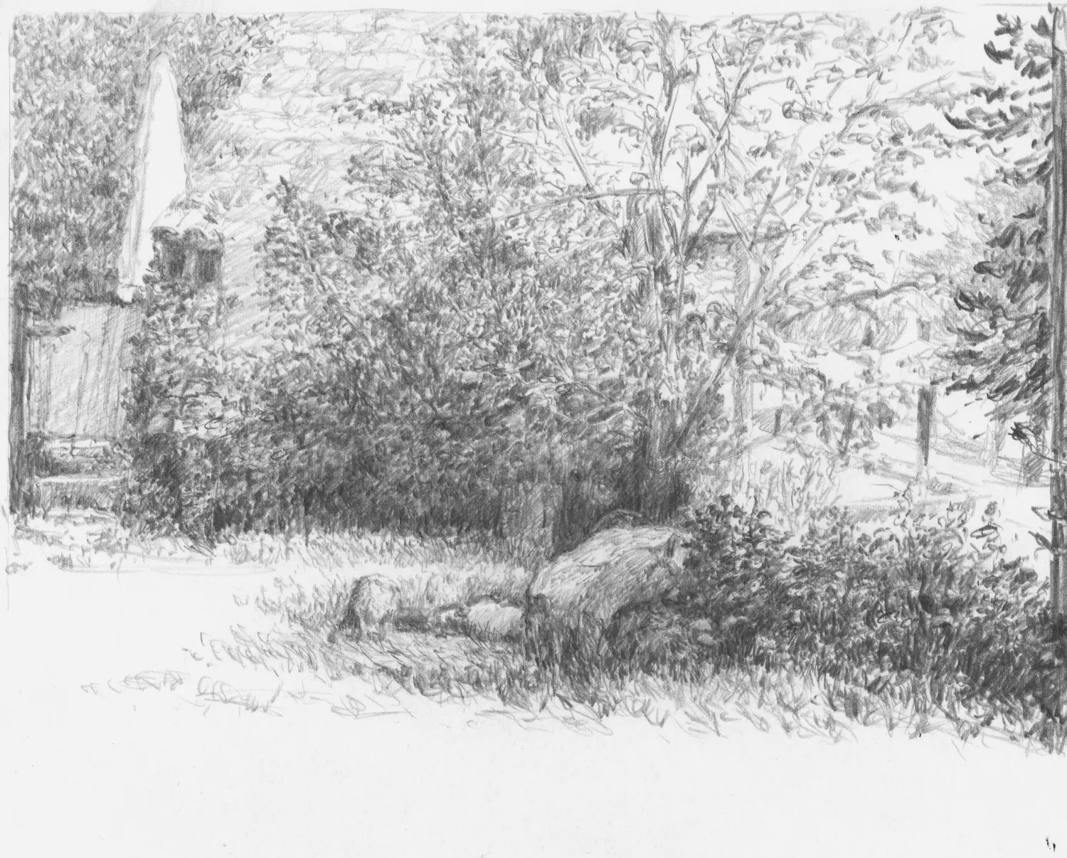 ´Casa Purgatorio´ (Toskana)  Bleistiftzeichnung 19x15cm