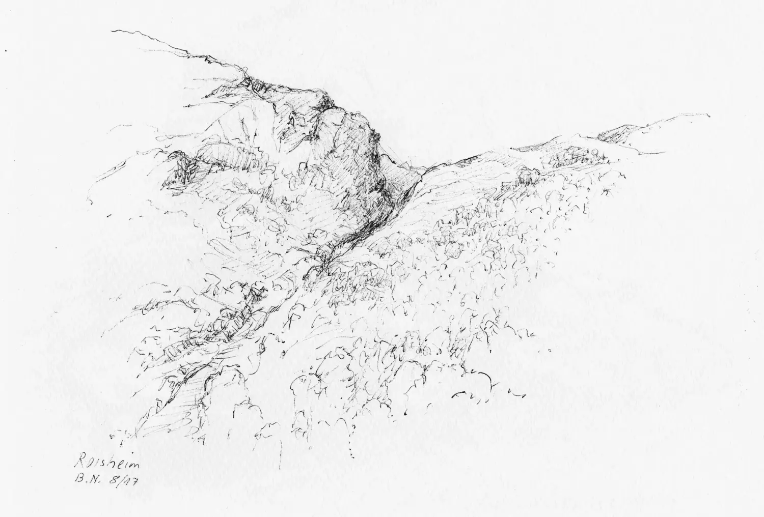 01  ´Roisheim´ (Norwegen)  Kugelschreiber