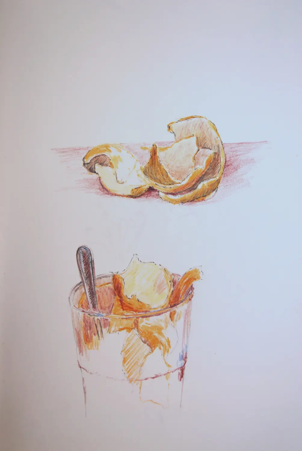 ´Mandarinenschalen´ (Dießen) Buntstifte