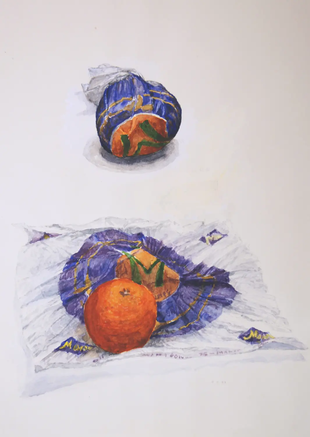 ´Mandarine´ (Lermoos) Aquarell
