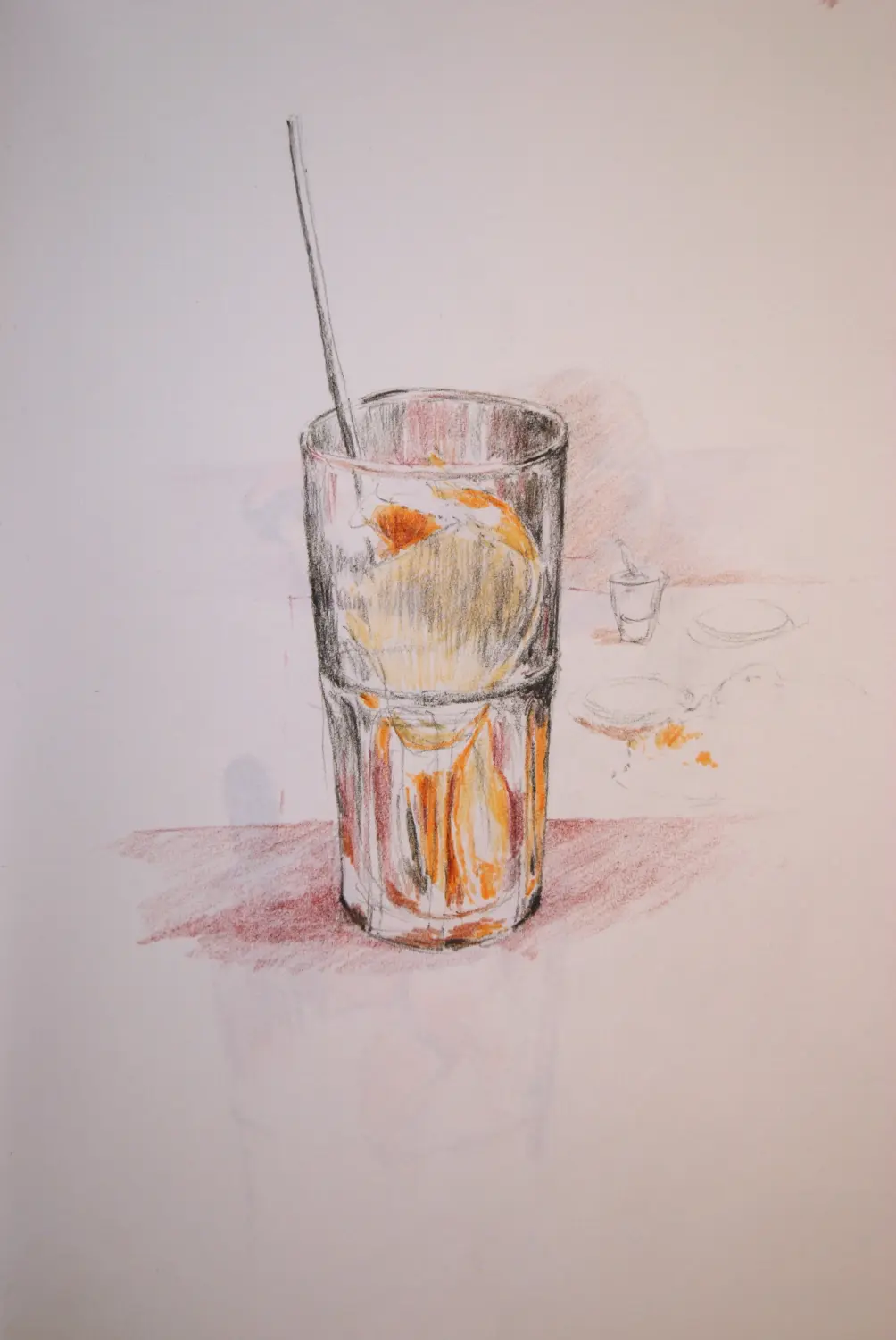 ´Mandarinenglas´  (Dießen) Buntstifte