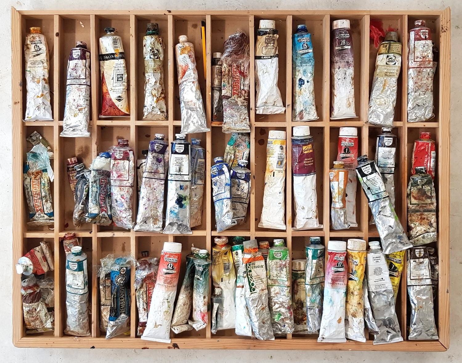 ´Braunalge´(Langeeog) Öl auf Lwd. 155x130cm