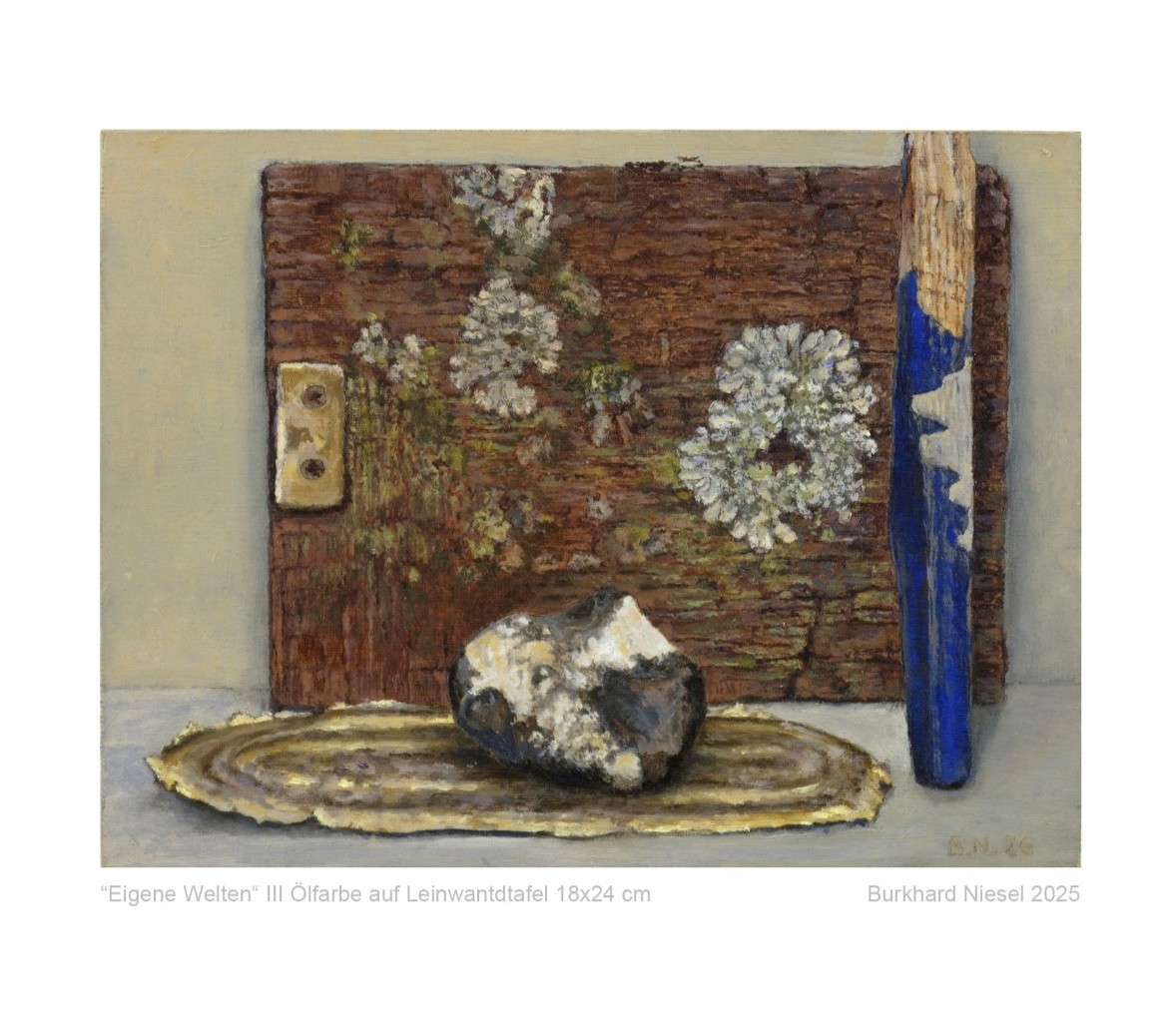 ´Blatt´ (Dießen) Öl auf Lwd. 30x24cm 